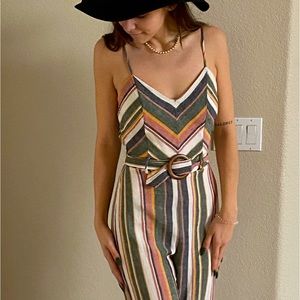 Vertical Striped Romper